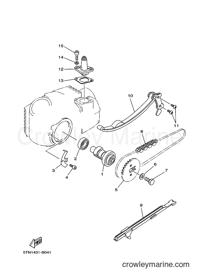 2003 Scooter L-110C - L-110C (5VF2) [010] - CAMSHAFT & CHAIN