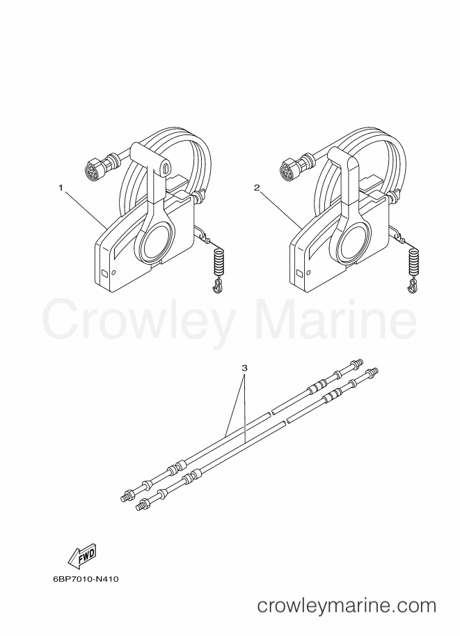 Yamaha Motors 40VMHOS (63BE) [080] - REMOTE CONTROL BOX