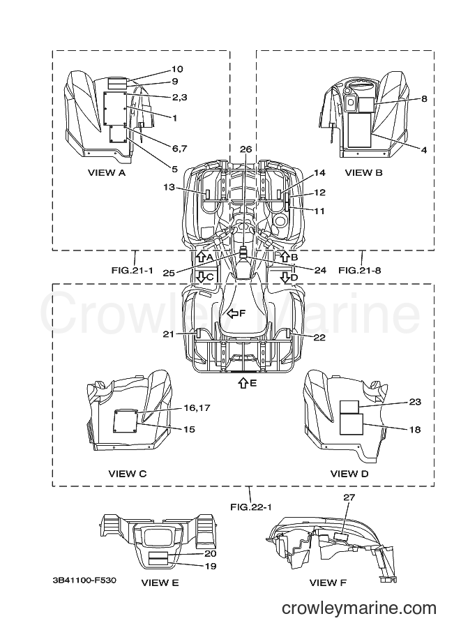 2007 ATV YFM700FWAD - YFM700FWAD (3B41) [010] - EMBLEM & LABEL 2
