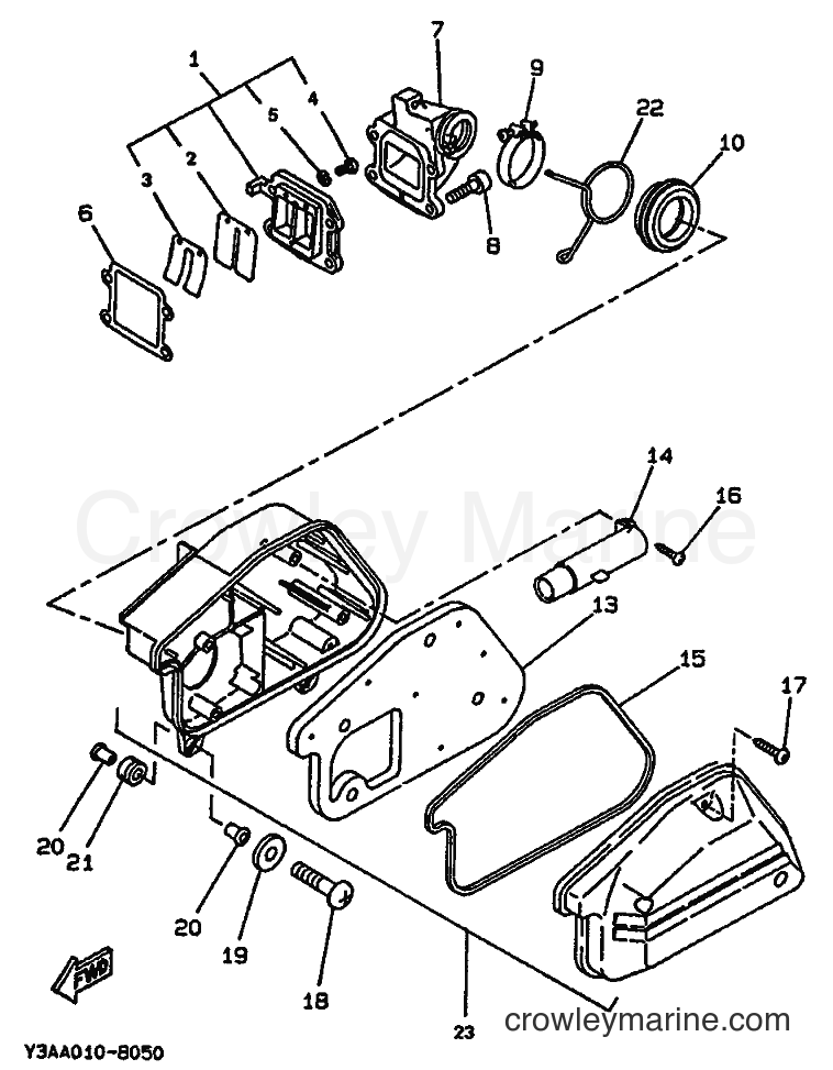 1994 Scooter CW50 - CW50 (3WV5) [999] - INTAKE