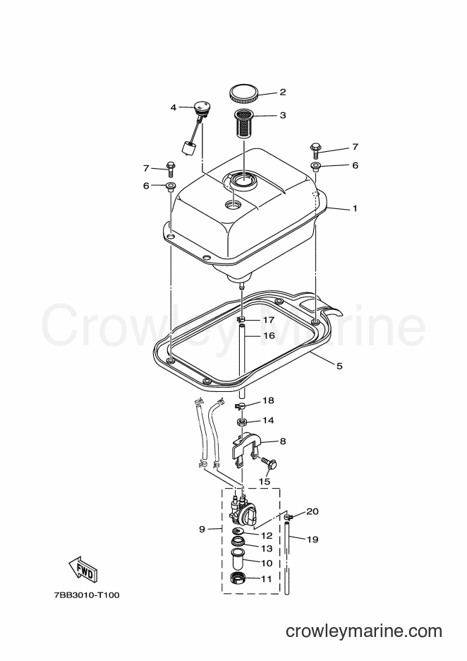 2018 Snowblower YS1390AR - YS1390AR (7BB4) [010] - FUEL TANK