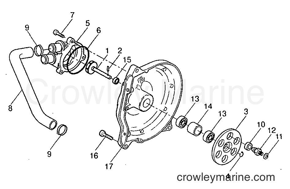 1997 Scooter YQ50 - YQ50 (5BS1) [999] - WATER PUMP