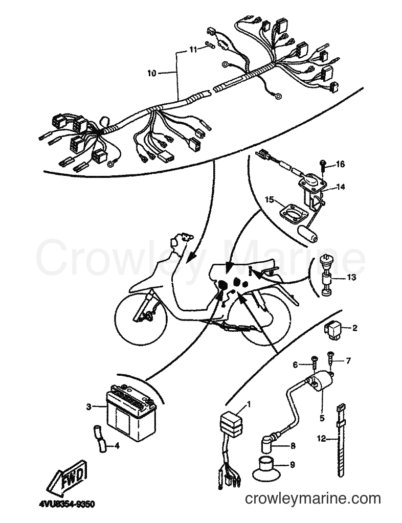 Yamaha Motors CW50 (4VVP) [010] - ELECTRICAL 2