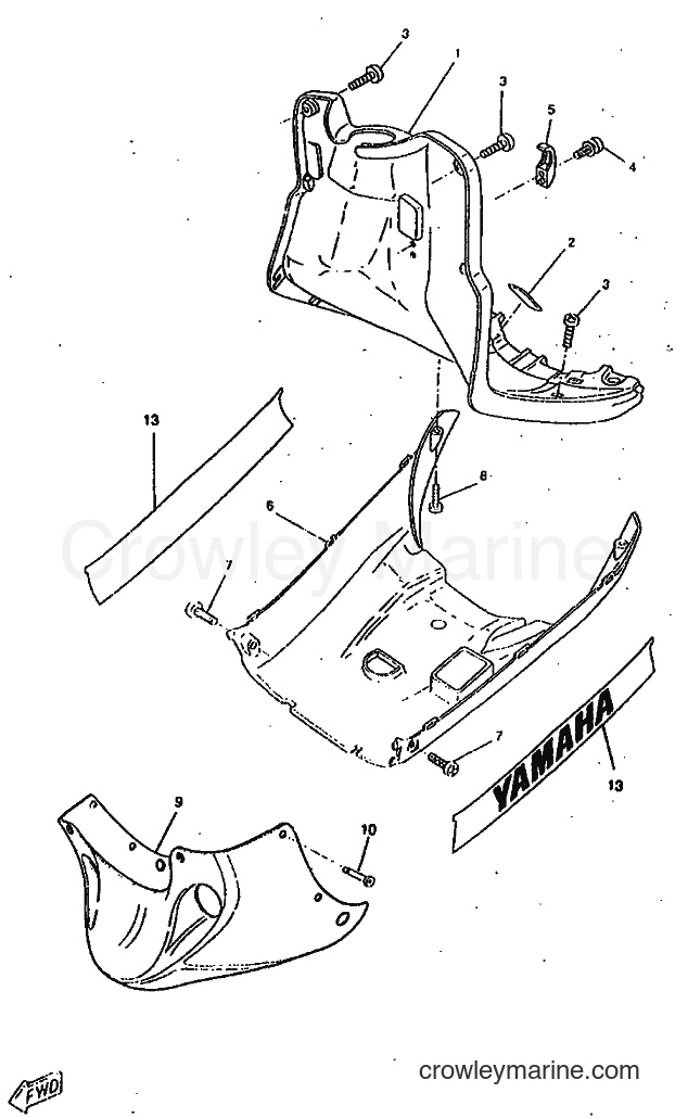 1998 Scooter CW50RSP - CW50RSP (4WL6) [010] - LEG SHIELD