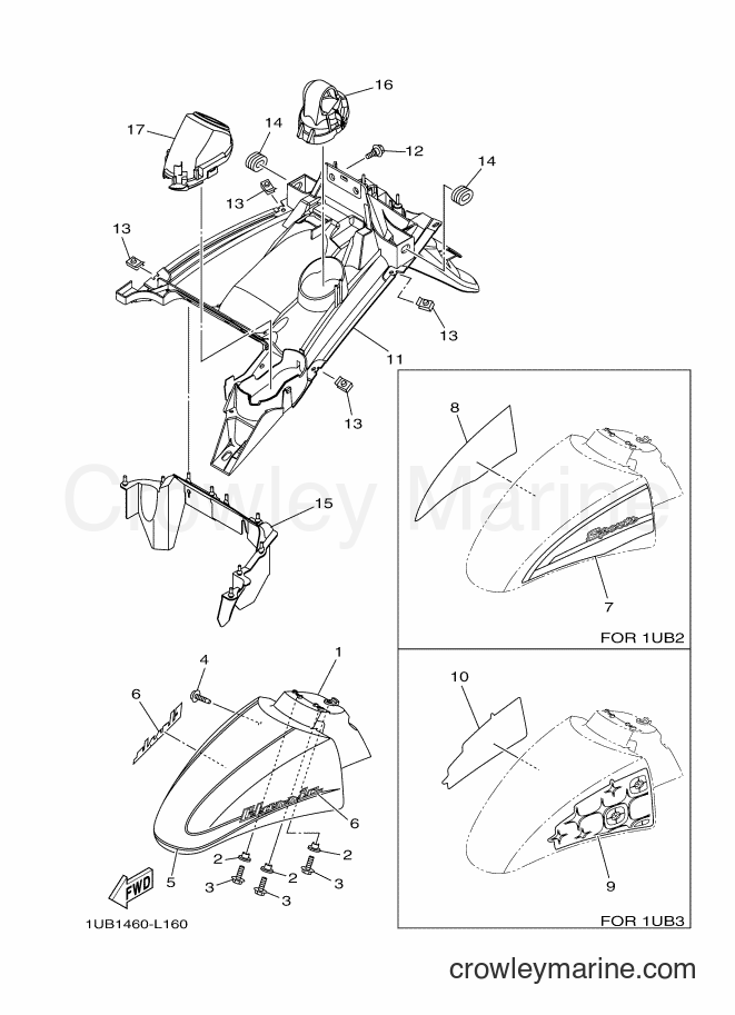 Yamaha Motors AF115C (1UB2) [010] - FENDER