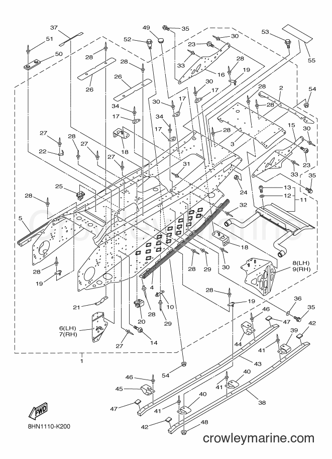 Yamaha Motors RX10ST2 (8HN4) [010] - FRAME 2