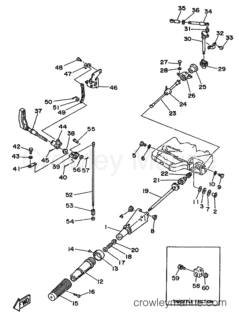 Yamaha Motors 15D (6E8) [999] - CONTROL