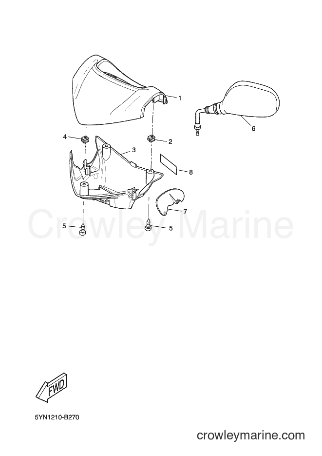 2004 Scooter EW50 - EW50 (1S12) [030] - COWLING 1