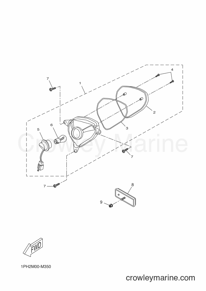 Yamaha Motors NS50 (1PH4) [020] - TAILLIGHT