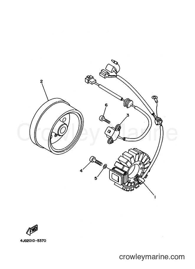 2000 Dirt Bike TT-R225 - TT-R225 (5FG6) [010] - GENERATOR