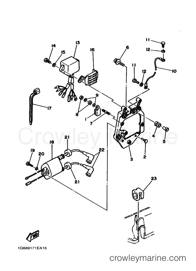 Yamaha Motors 30AE (6890) [010] - ELECTRICAL 1