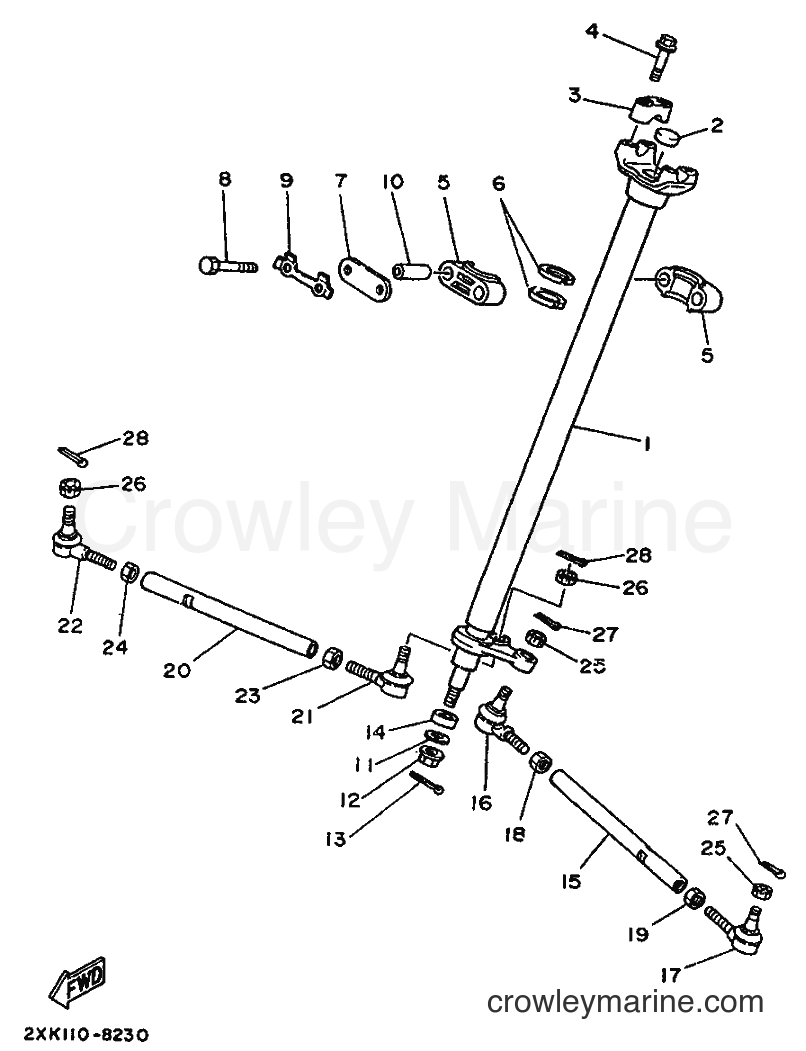 1991 ATV YFM350X - YFM350X (3GD8) [999] - STEERING