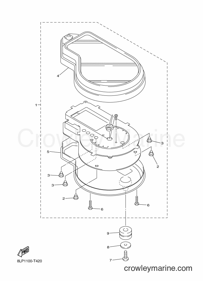 Yamaha Motors VK10G (8LP2) [020] - METER