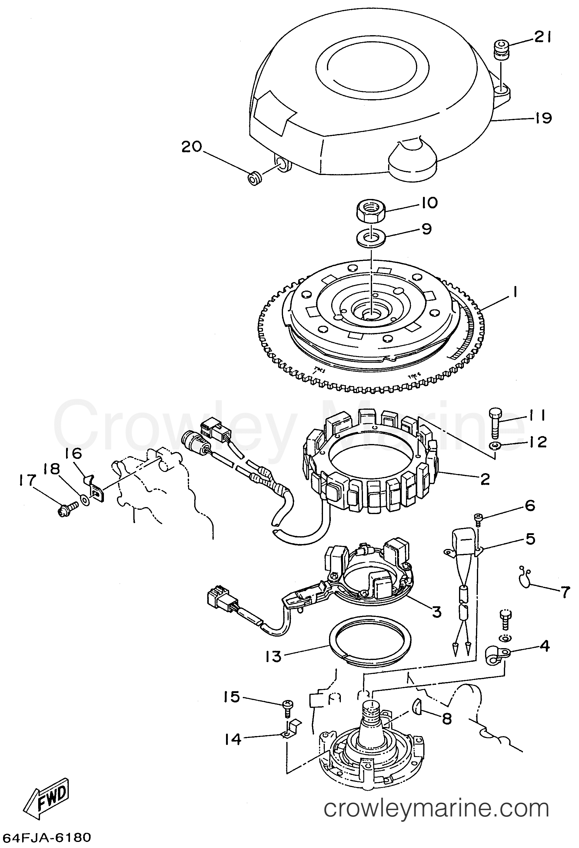Yamaha Motors 225TLRU - GENERATOR