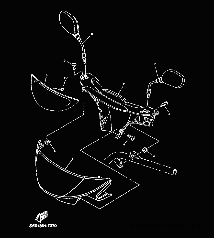 2001 Scooter YN50 - YN50 (5MR3) [010] - COWLING 1