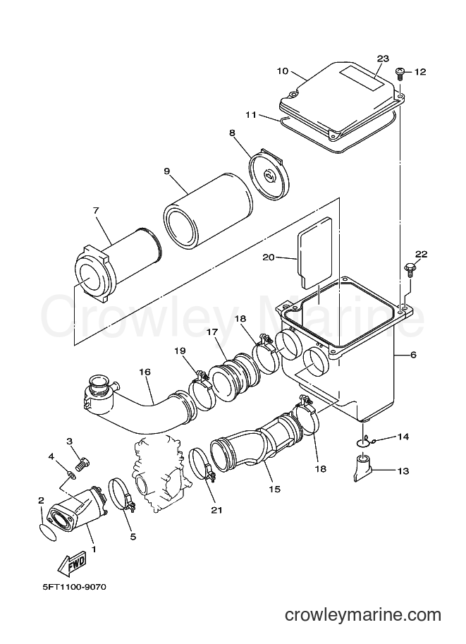 1999 ATV YFM350FWB - YFM350FWB (5FT4) [020] - INTAKE