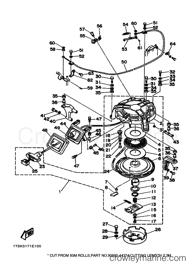 Yamaha Motors E60HM (6K50) [010] - STARTER