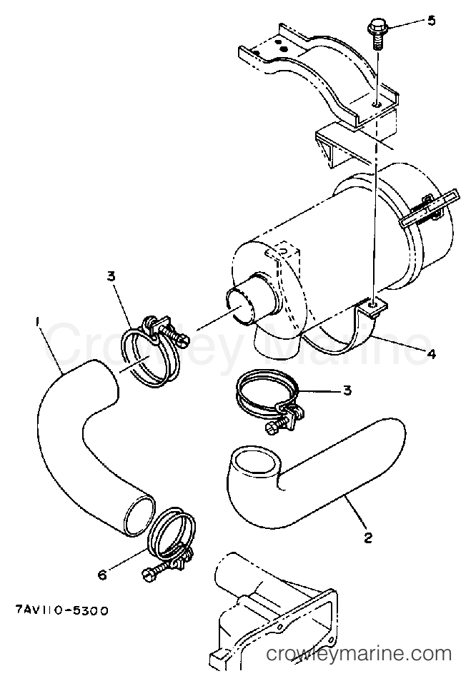 Yamaha Motors EDL5500DVES - AIR CLEANER ASSEMBLY