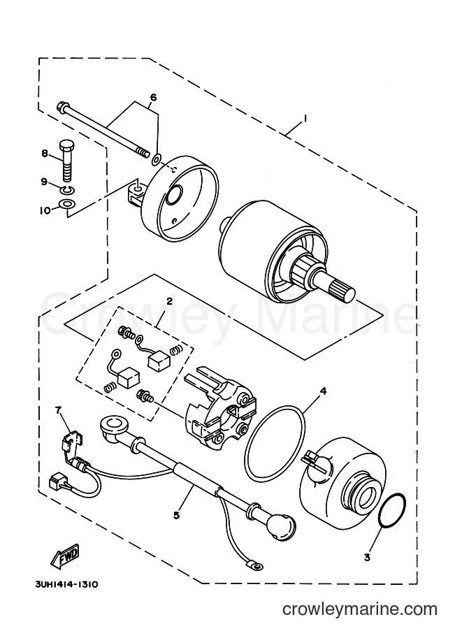 1992 Scooter XC150LC - XC150LC (3UH4) [999] - MOTOR DE ARRANQUE