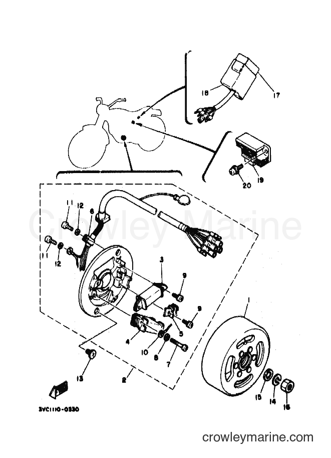 1994 Dirt Bike RT180E - RT180E (4BN3) [010] - GENERATOR