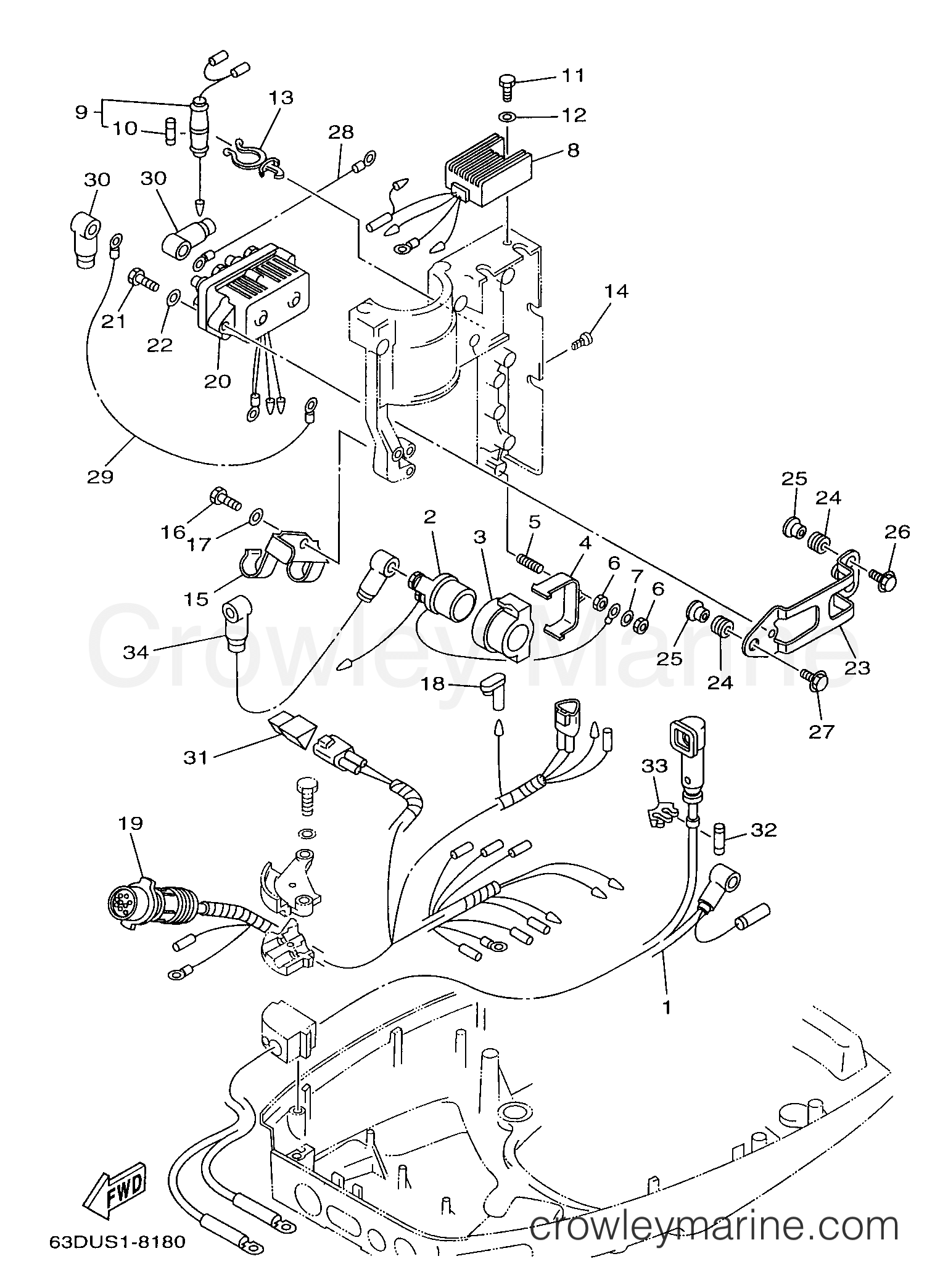 Yamaha Motors C40TLRX - ELECTRICAL 2