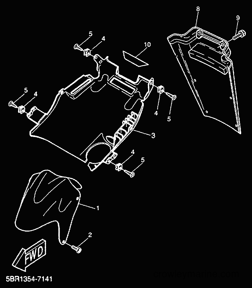 1999 Scooter YQ50L - YQ50L (5HED) [010] - FENDER