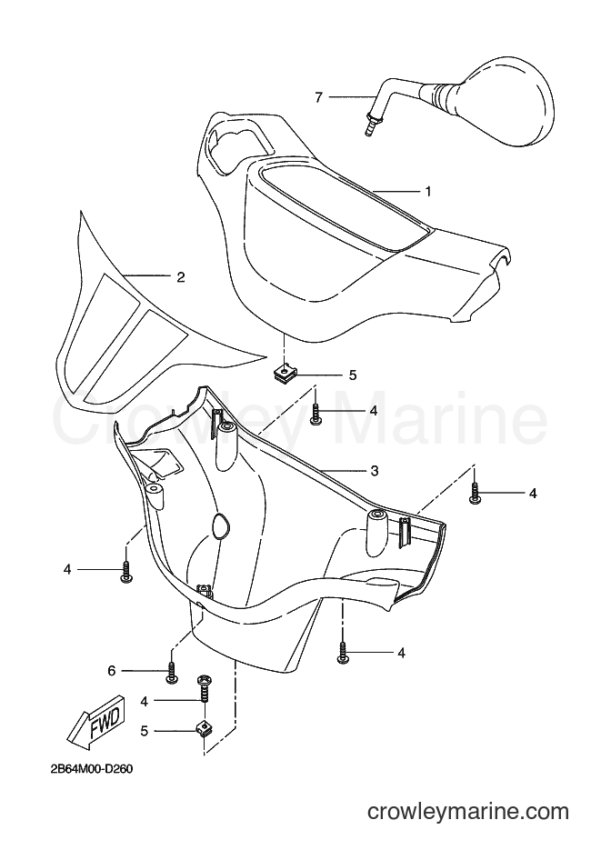 2005 Scooter CW50L - CW50L (2B64) [030] - COWLING 1