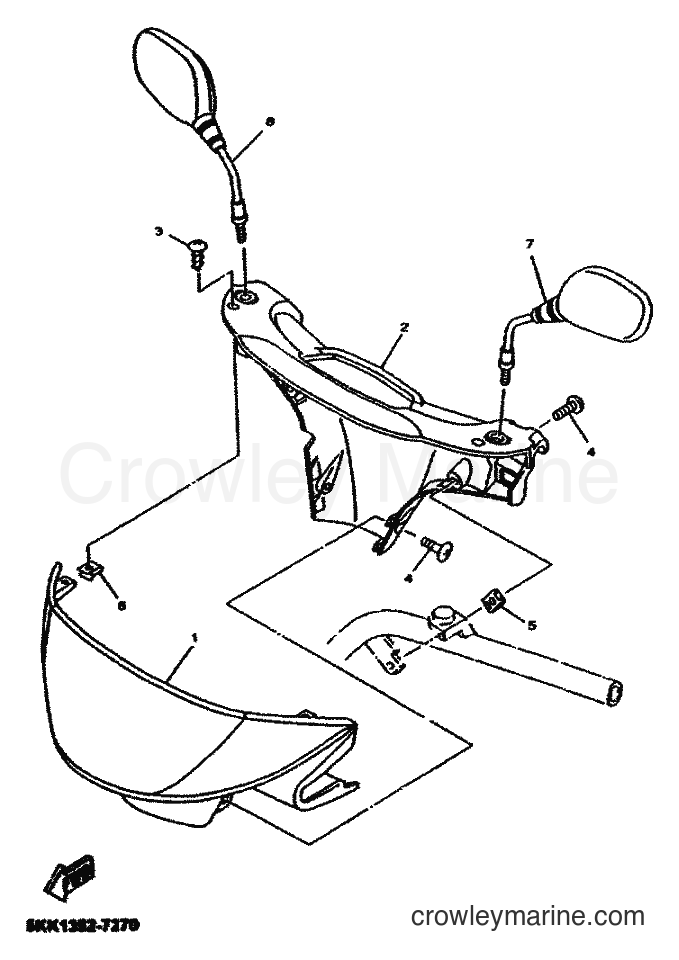 2001 Scooter YN100 - YN100 (5KKE) [010] - COWLING 1