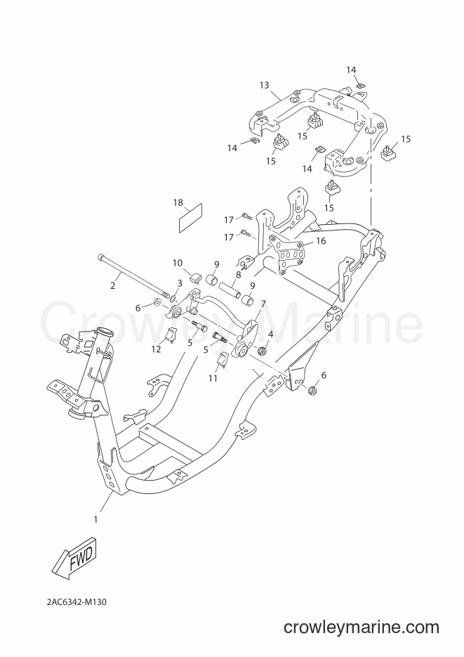 Yamaha Motors YN50FT (2ACL) [020] - FRAME
