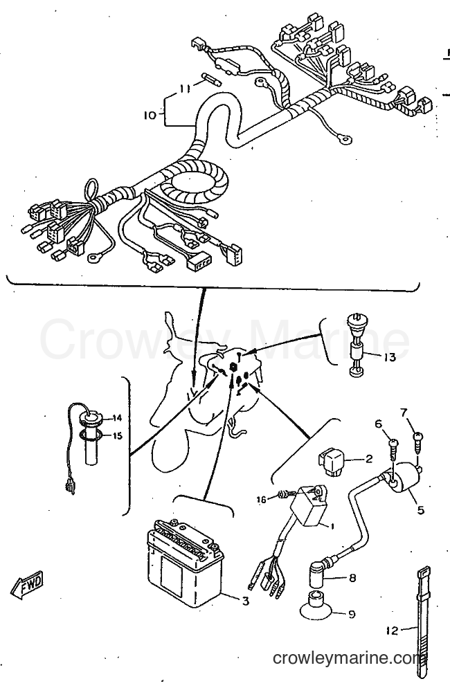 1998 Scooter CW50RSP - CW50RSP (4URG) [010] - ELECTRICAL 2