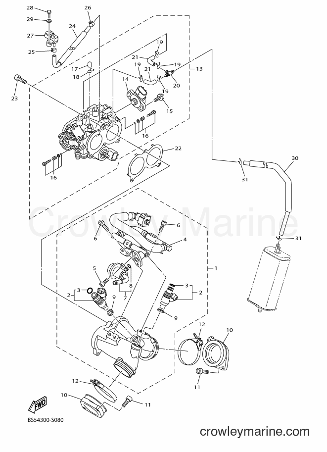 Yamaha Motors XVS950CU-A (BP6D) [010] - INTAKE 1