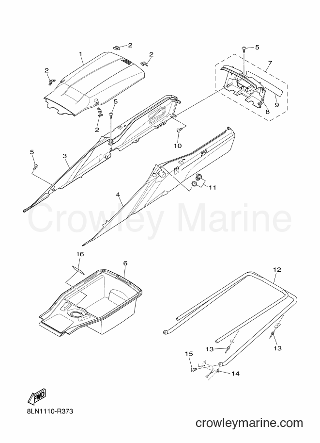 Yamaha Motors SRV10SP (8LN1) [010] - BUMPER