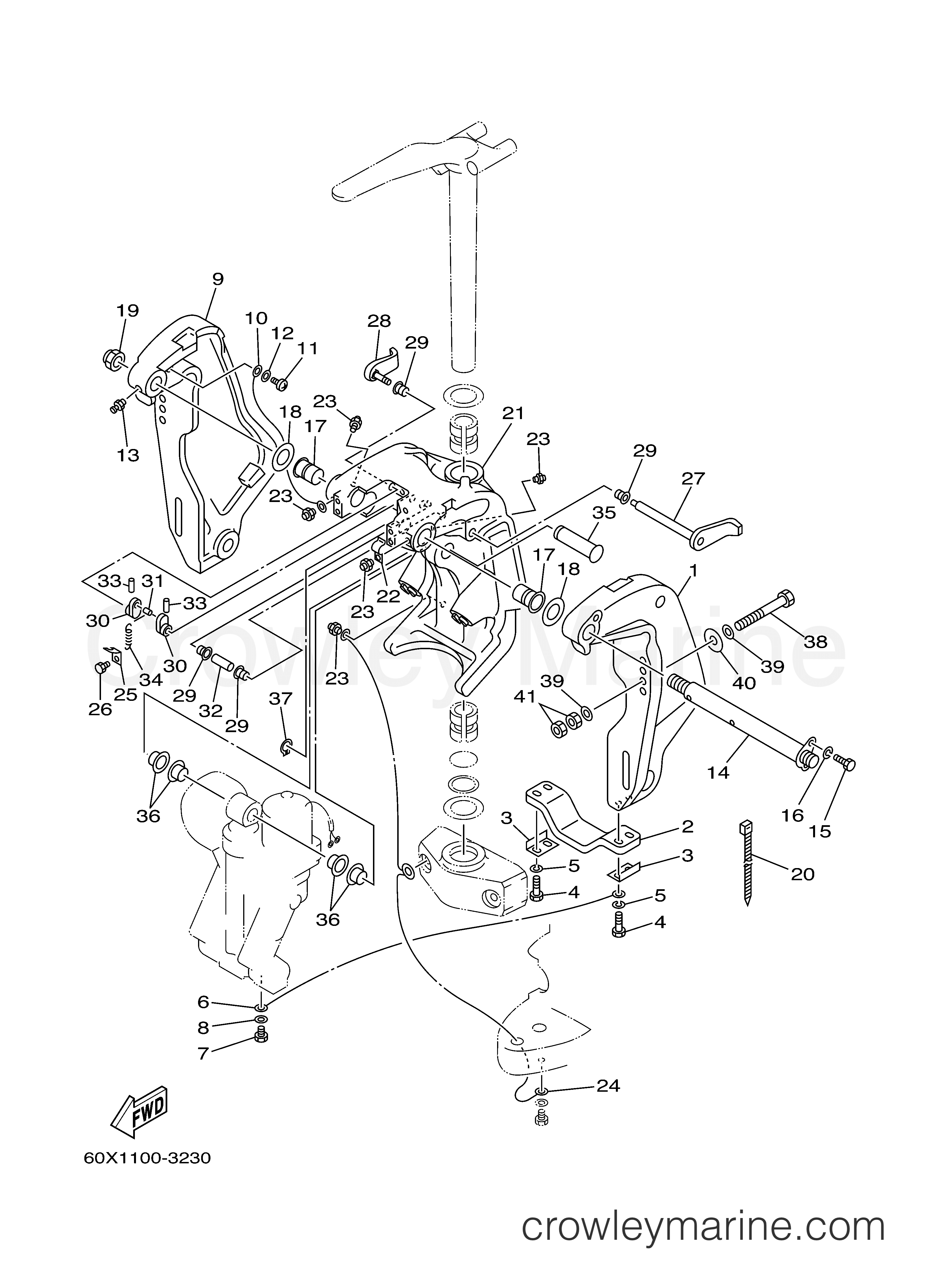 Yamaha Motors VZ250TLR - BRACKET 1