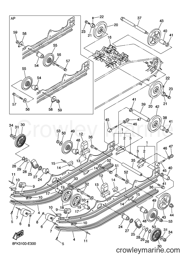 2006 Snowmobile RS10M - RS10M (8FK4) [010] - TRACK SUSPENSION 2