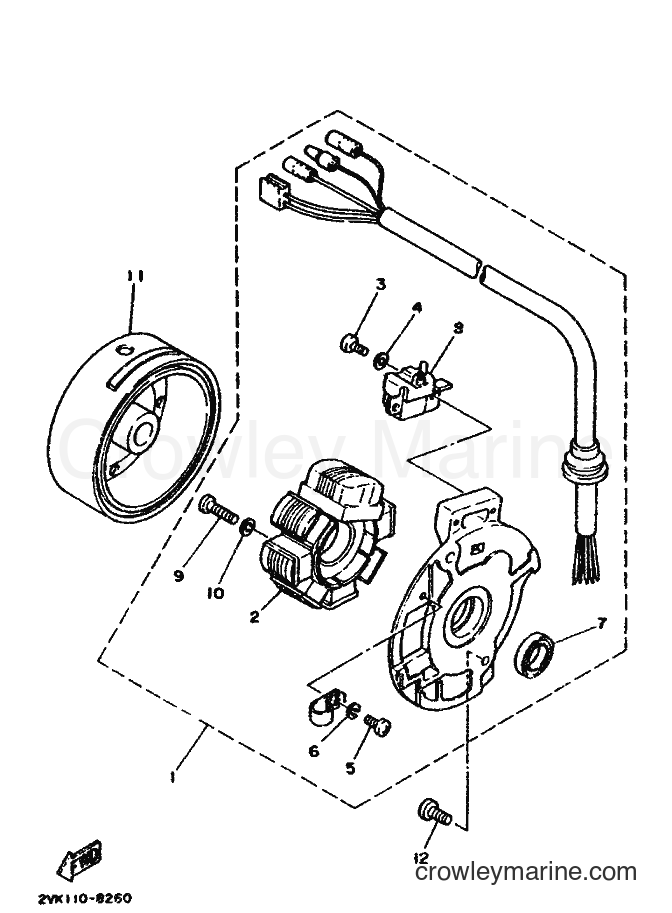 Yamaha Motors CG50E (2YT3) [010] - GENERATOR