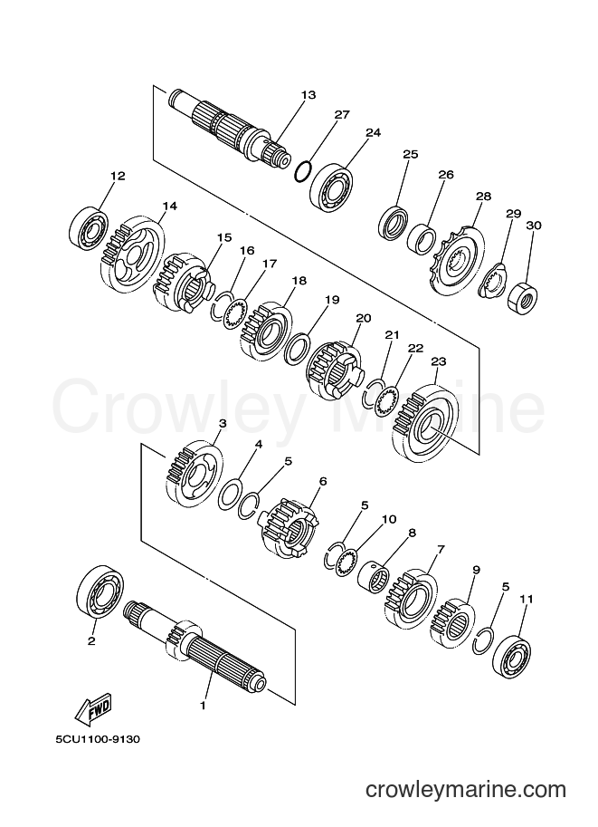 2007 Dirt Bike YZ250 - YZ250 (1P8A) [010] - TRANSMISSION