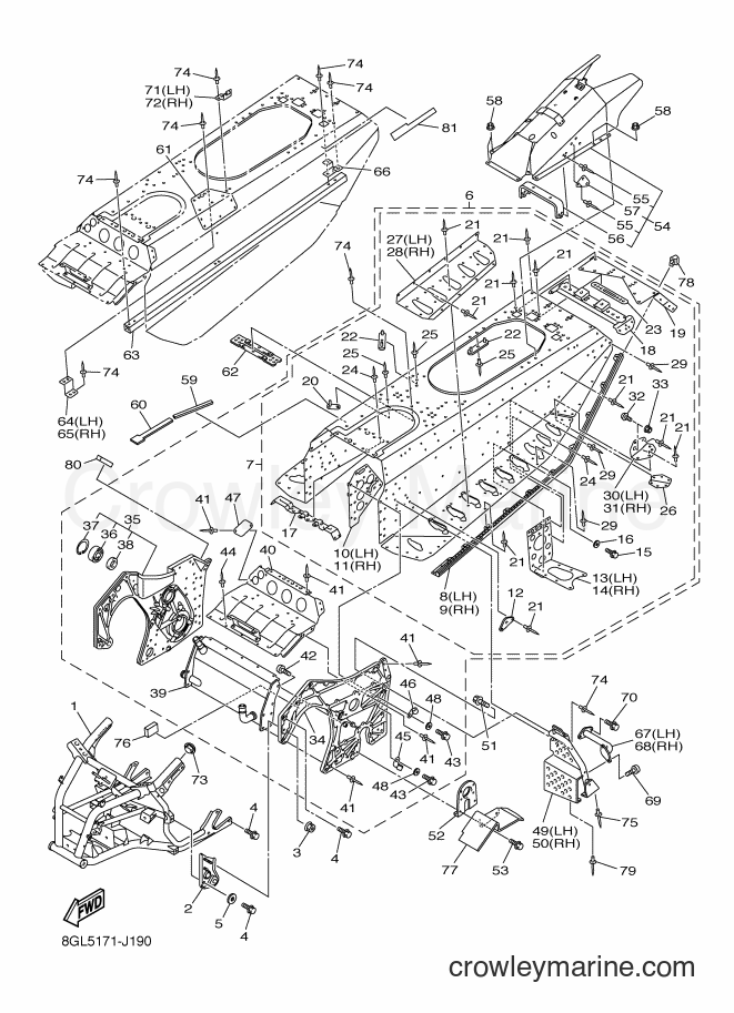 2010 Snowmobile RFX10RSS - RFX10RSS (8HK3) [020] - FRAME