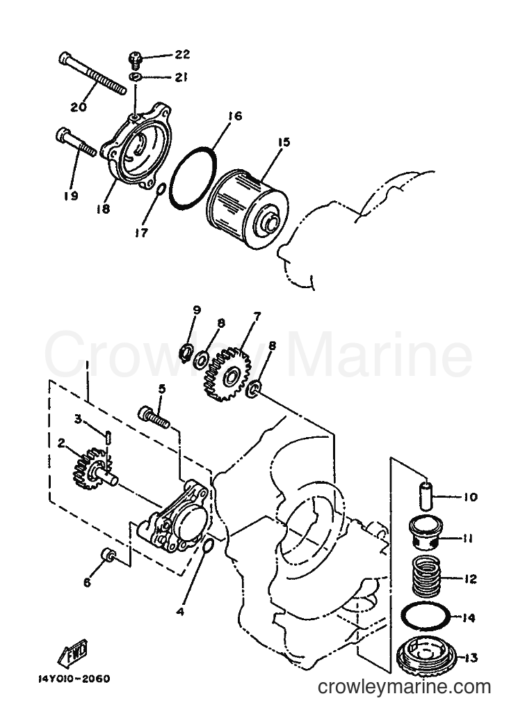 Yamaha Motors SR250 (3TH3) [010] - OIL PUMP