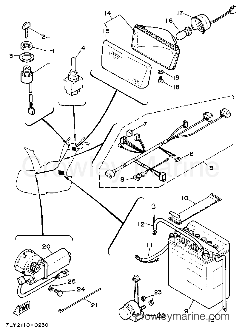 Yamaha Motors YS240TB - ELECTRICAL 1