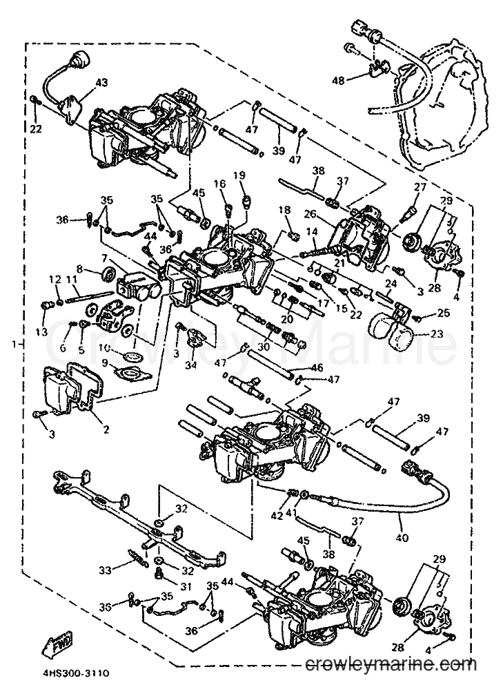 Yamaha Motors YZF750SP (4JA1) [010] - CARBURETOR