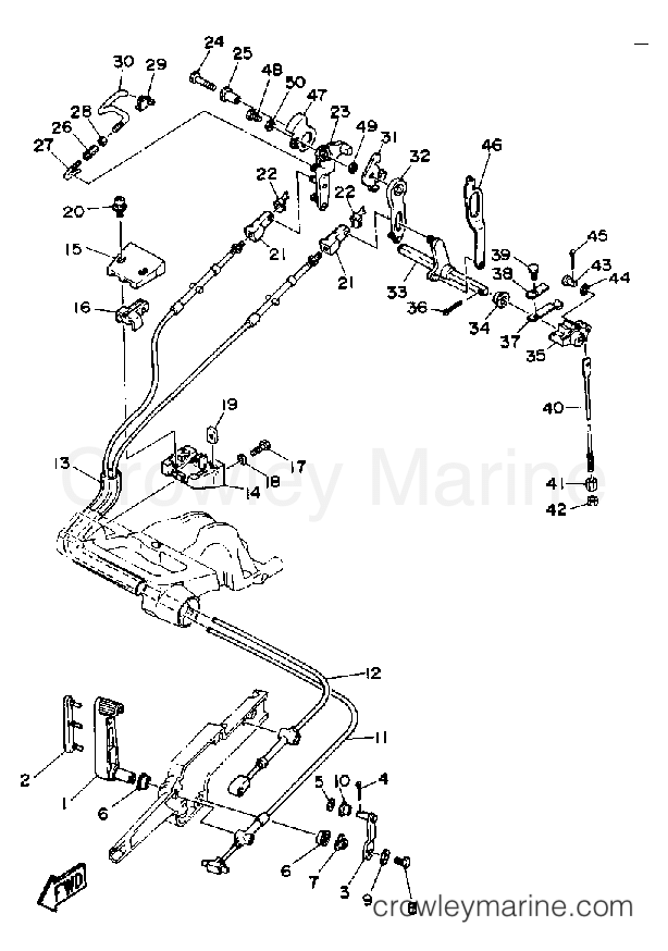 Yamaha Motors FT9.9ERLD - CONTROL ENGINE