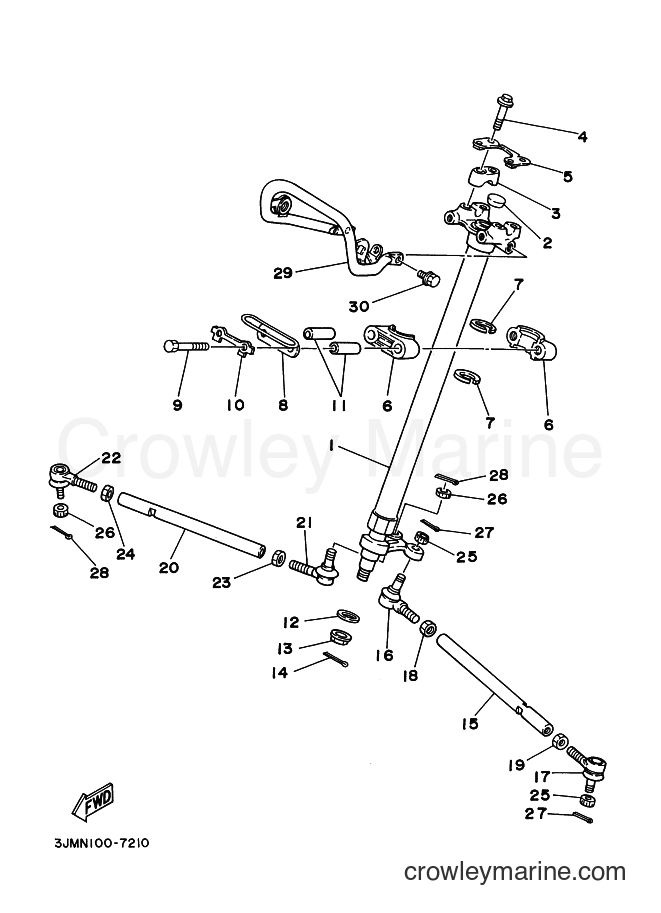 Yamaha Motors YFS200 (5KJ2) [010] - STEERING