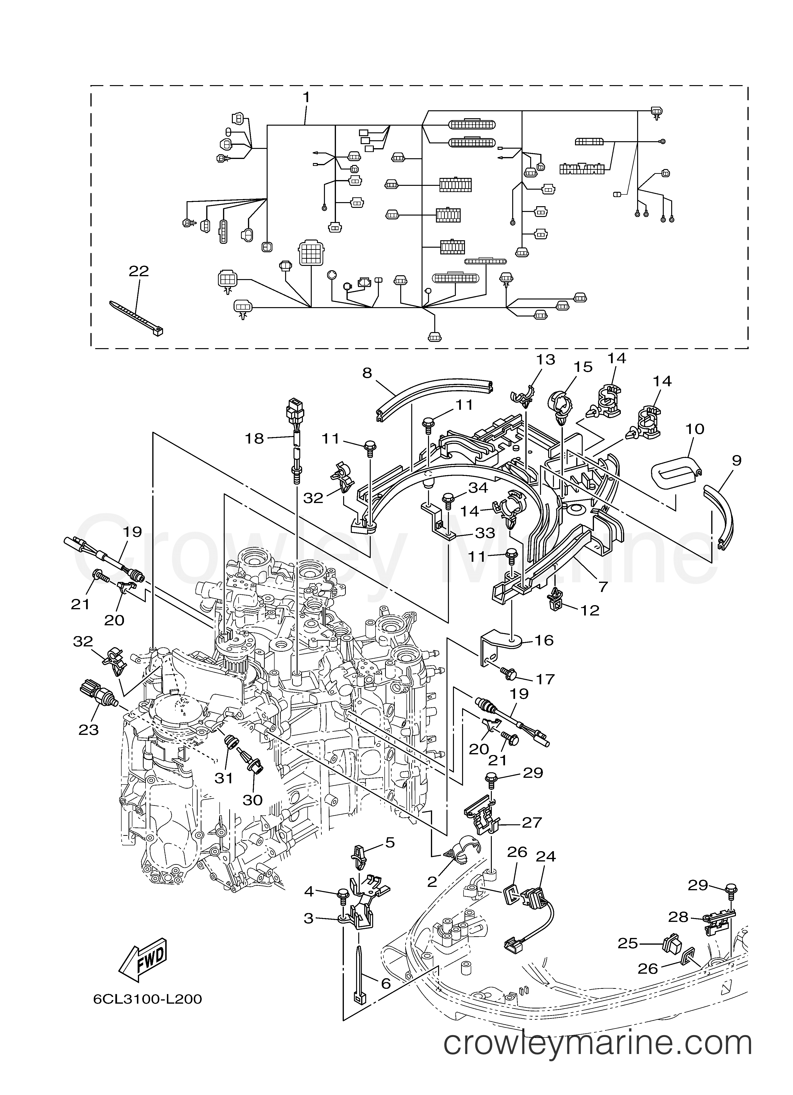 Yamaha Motors F300XCA - ELECTRICAL 4