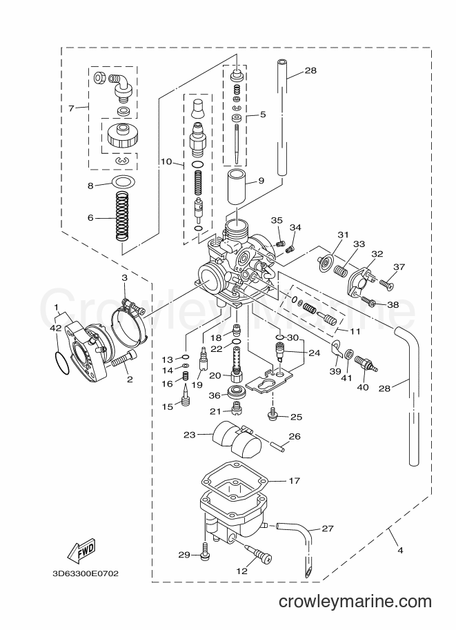 2006 Dirt Bike XT125X - XT125X (3D64) [010] - CARBURETOR