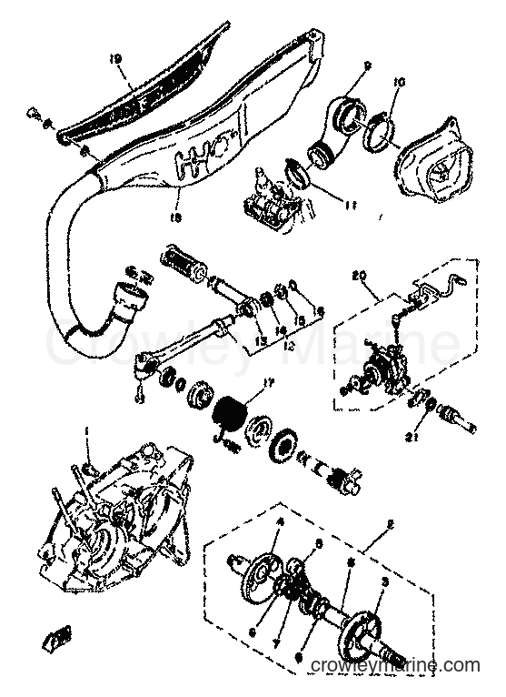 Yamaha Motors TY50 (1F4) [999] - ENGINE 1