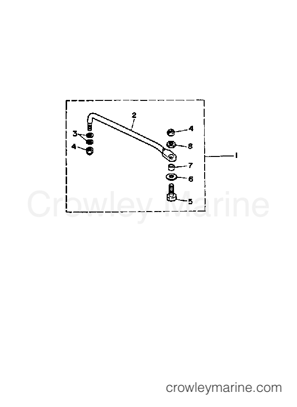 Yamaha Motors 50ETSN - STEERING GUIDE ATTACHMENT