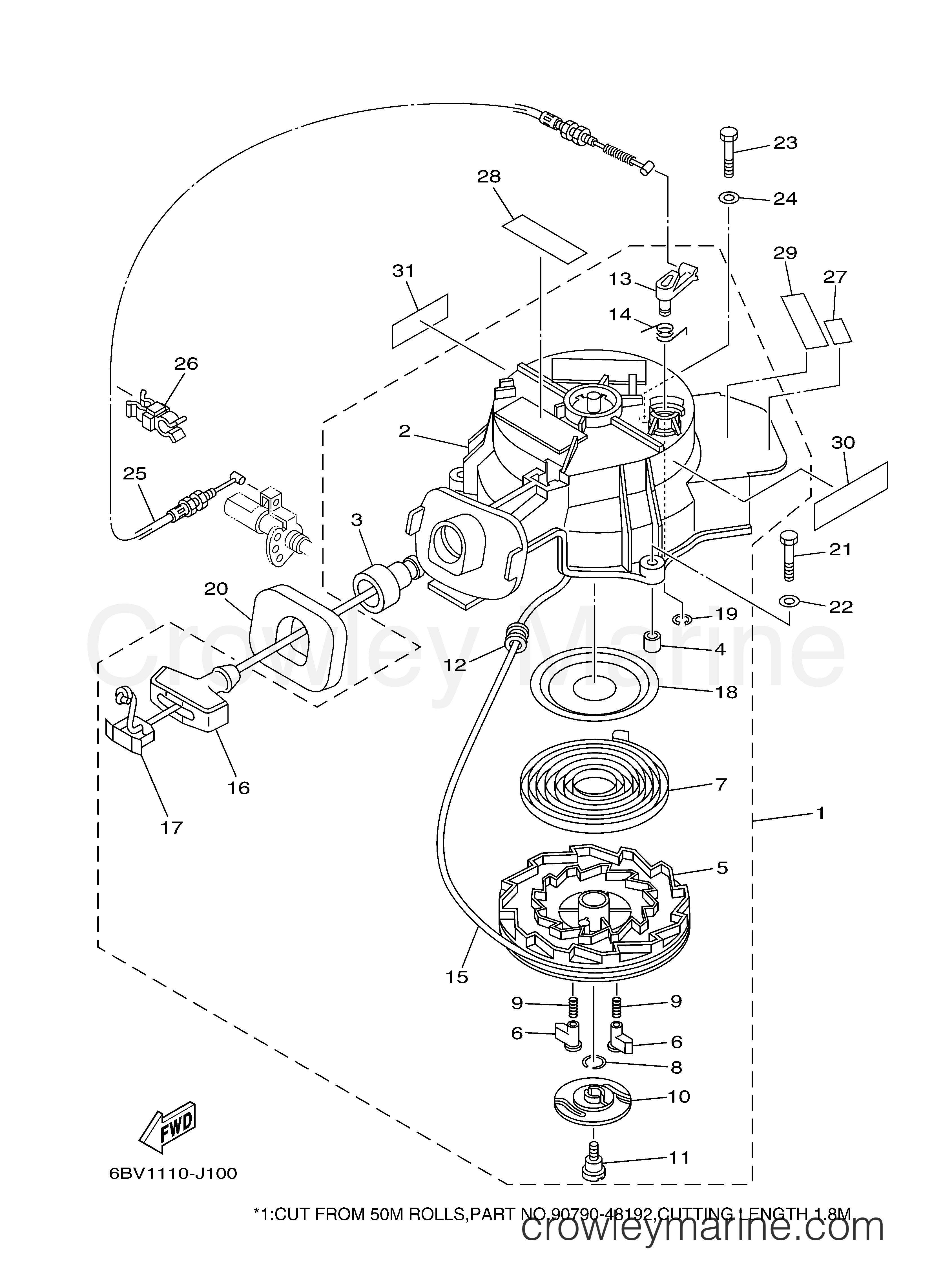 Yamaha Motors F6SMHA - STARTER