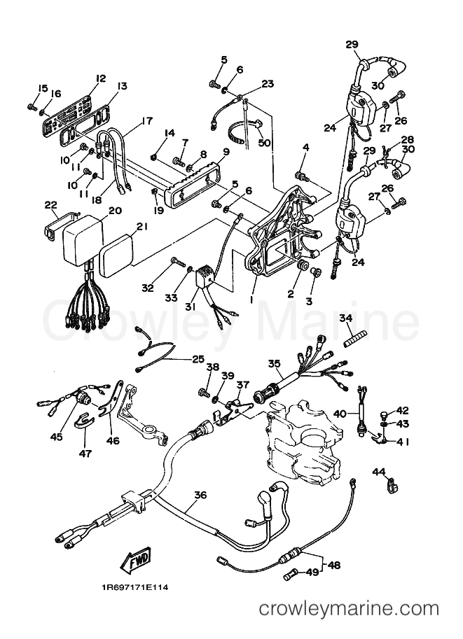 Yamaha Motors 55B (697) [030] - ELECTRICAL
