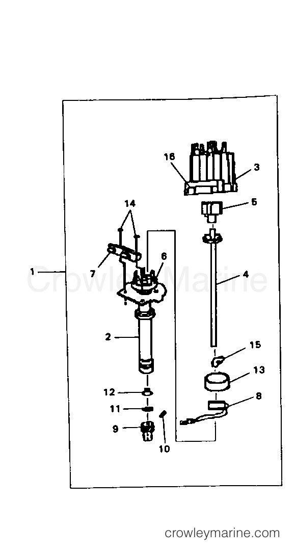 Yamaha Motors V8_7.4_ENGINE_EST - DISTRIBUTOR & COMPONENT PARTS