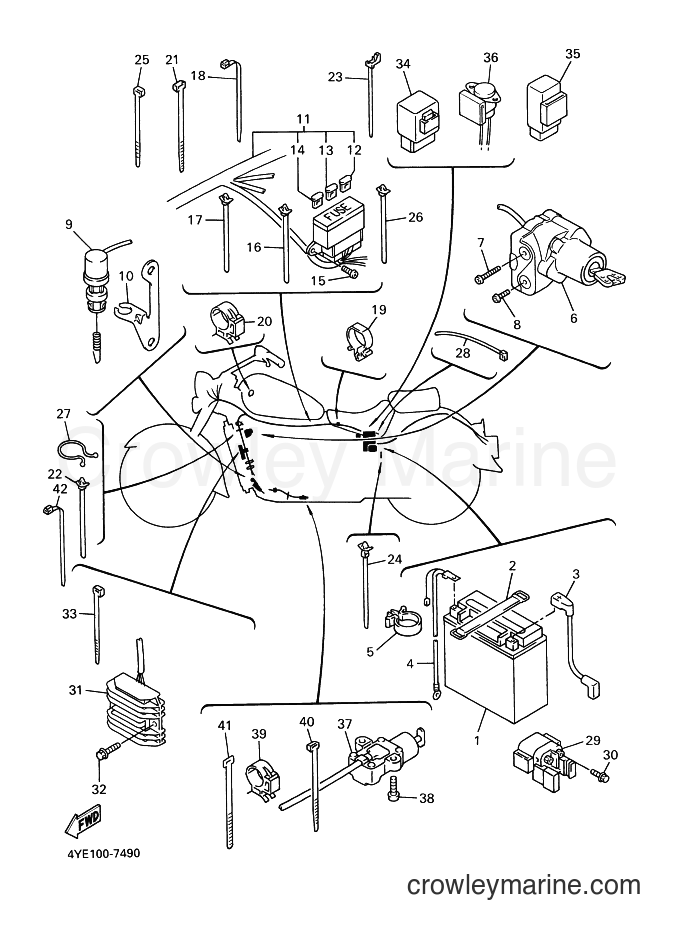 Yamaha Motors XVZ13LT (4YEF) [020] - ELECTRICAL 1